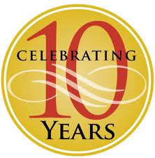 10 year Anniversary logo